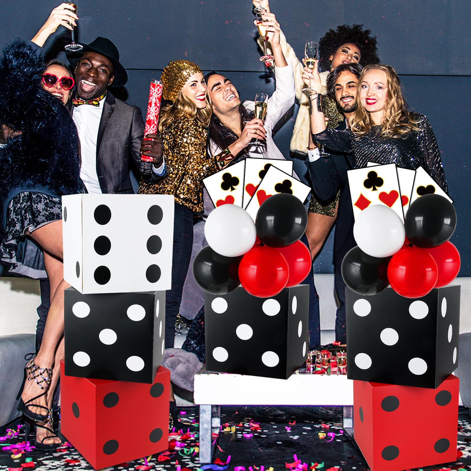 CHUNNIN complete casino-night décor bundle boosts event visuals.