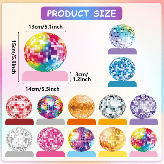 CHUNNIN disco ball table topper assembly for easy party setup