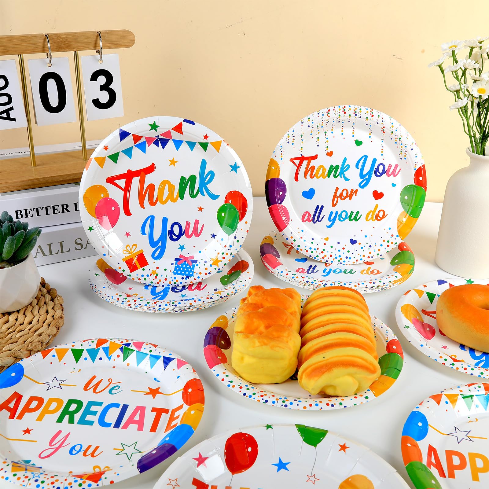 CHUNNIN disposable party plates for quick cleanup after celebrations.