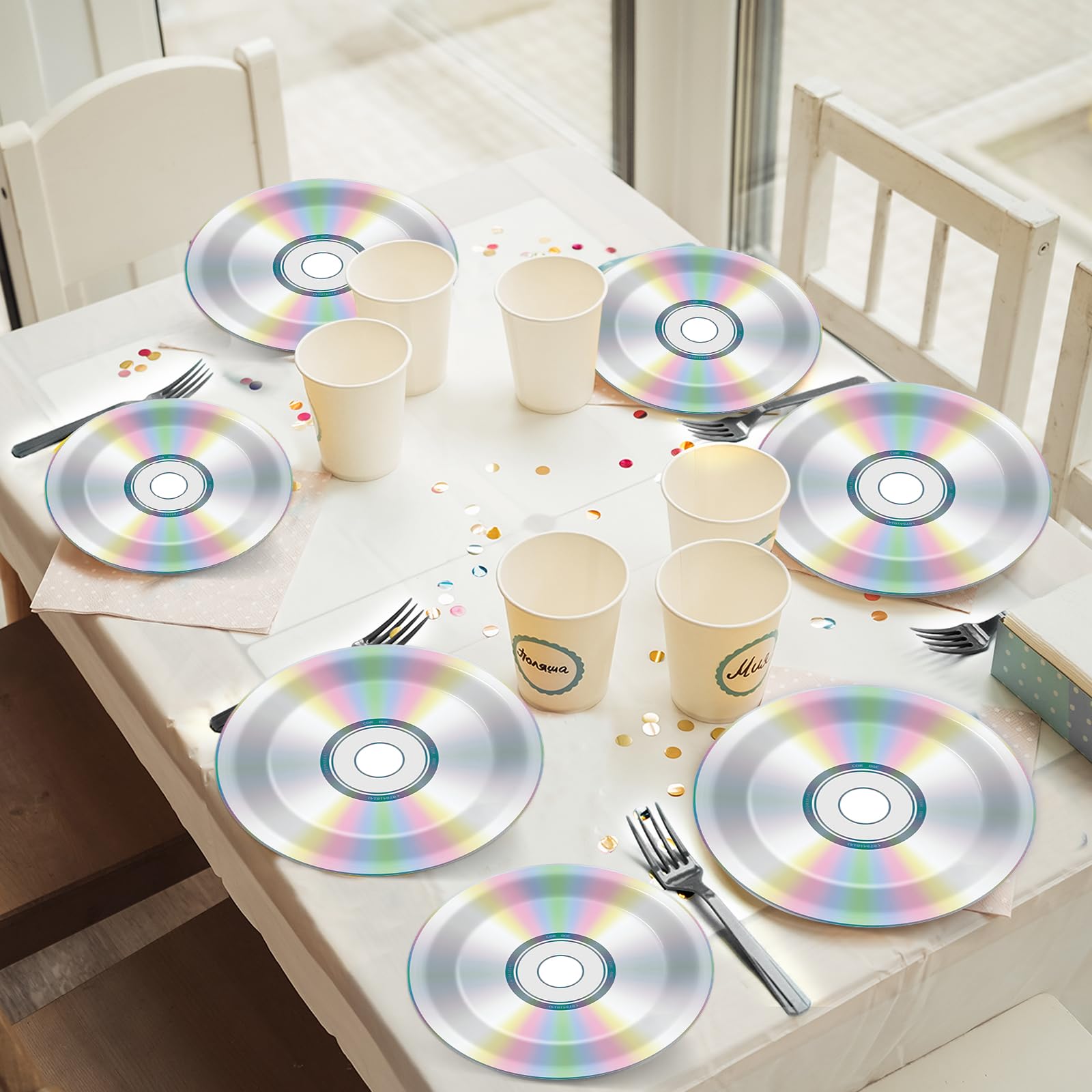 CHUNNIN disposable party plates, quick cleanup after celebrations.