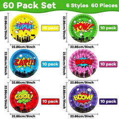 CHUNNIN disposable hero plates for easy cleanup after party fun.