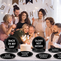 CHUNNIN older-not-wiser-plates deliver lighthearted humor that eases party vibes.