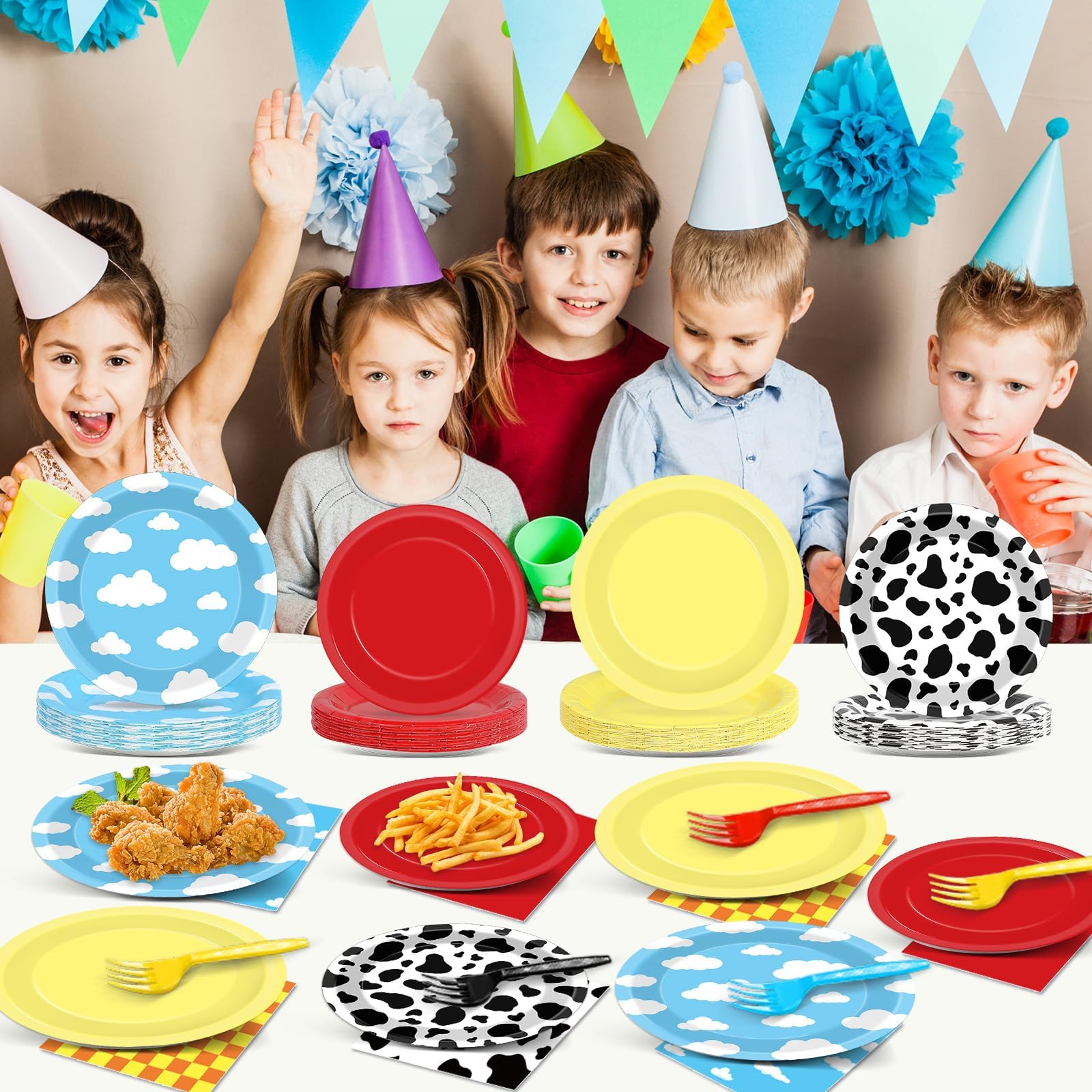 CHUNNIN plastic forks 24 pcs offer sturdy kids' cutlery.