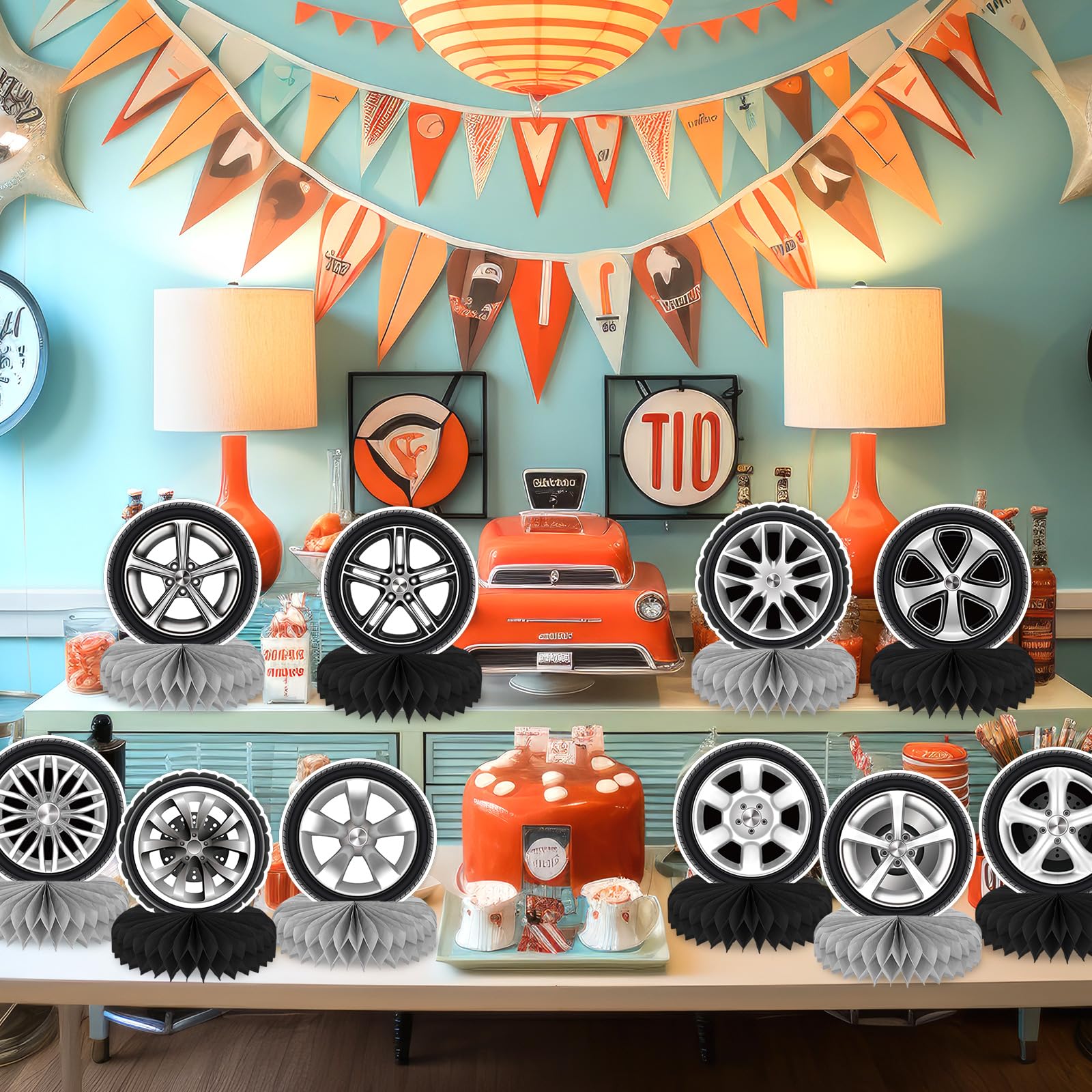 CHUNNIN premium card stock centerpieces are sturdy and long-lasting.