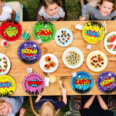CHUNNIN six-pattern plate set suits diverse party themes.