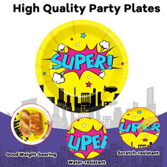 CHUNNIN super theme hero plates with six patterns to elevate birthday celebrations.