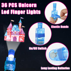 CHUNNIN Unicorn Finger Light built from durable plastic for party use