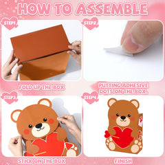 CHUNNIN bear card with cute design for friends and classmates