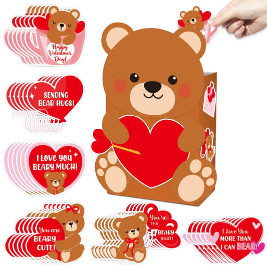 CHUNNIN bear mailbox ready for Valentine’s Day classroom gifting