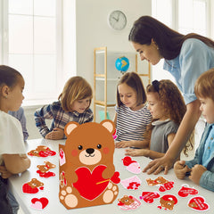 CHUNNIN classroom activity with bear Valentine kit
