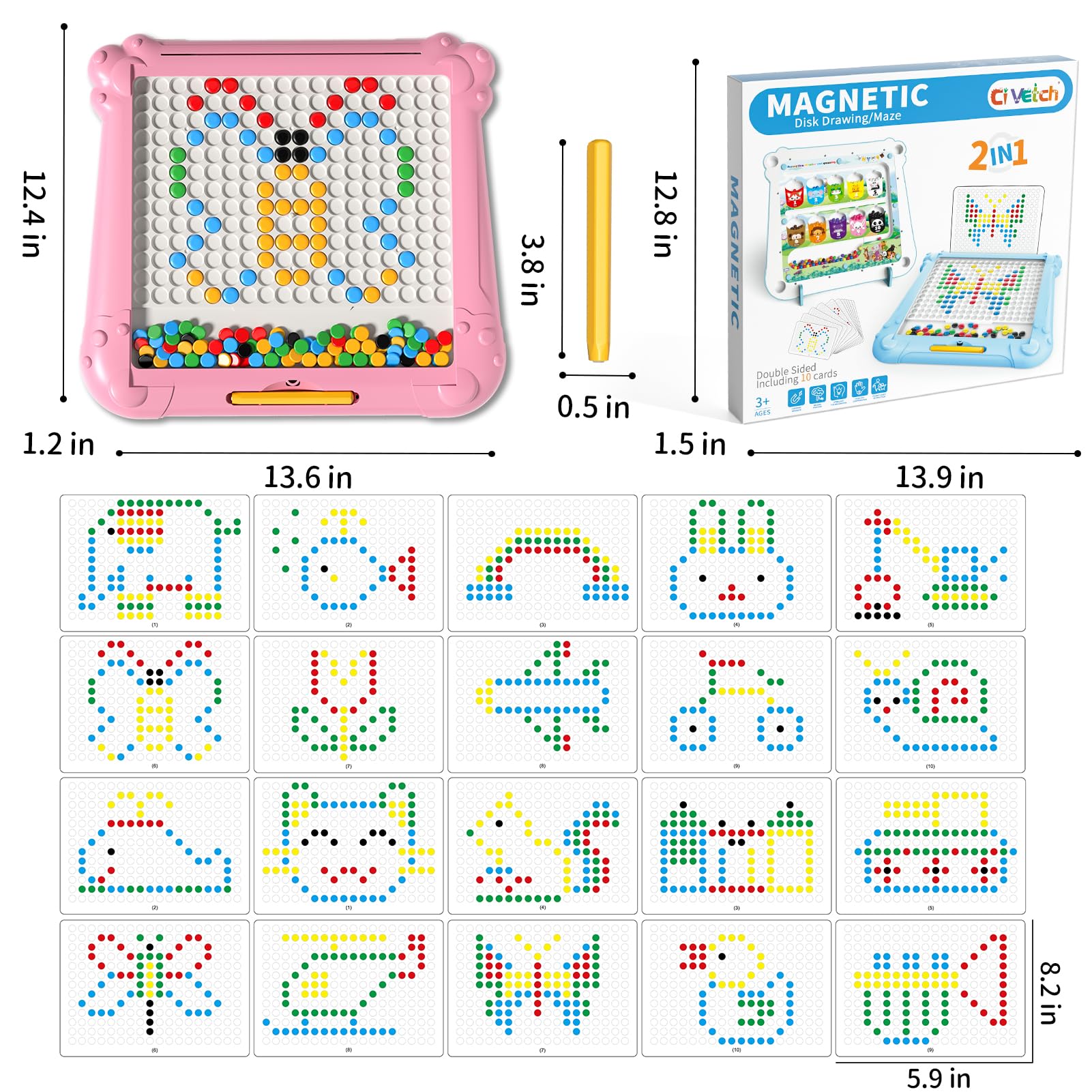 Ci Vetch 20 pattern options spark creativity and pattern recognition.