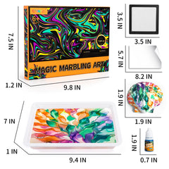 Ci Vetch water marbling kit presented as a gift-ready arts and crafts set.