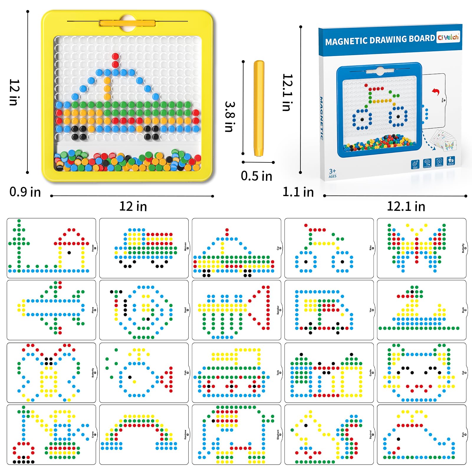 Ci Vetch kids drawing with pattern cards builds focus and creativity