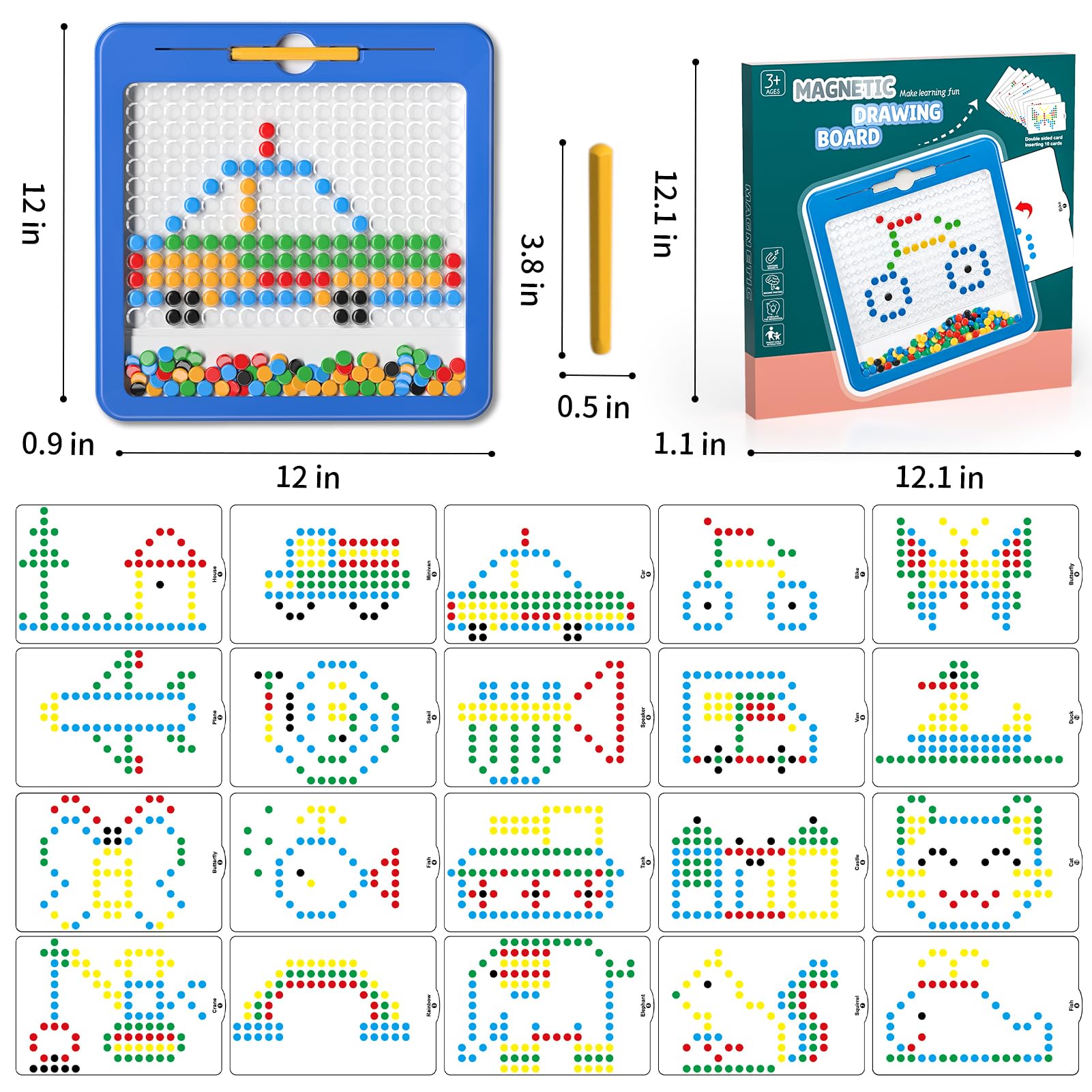 Ci Vetch kids learn colors and patterns through hands-on magnetic play
