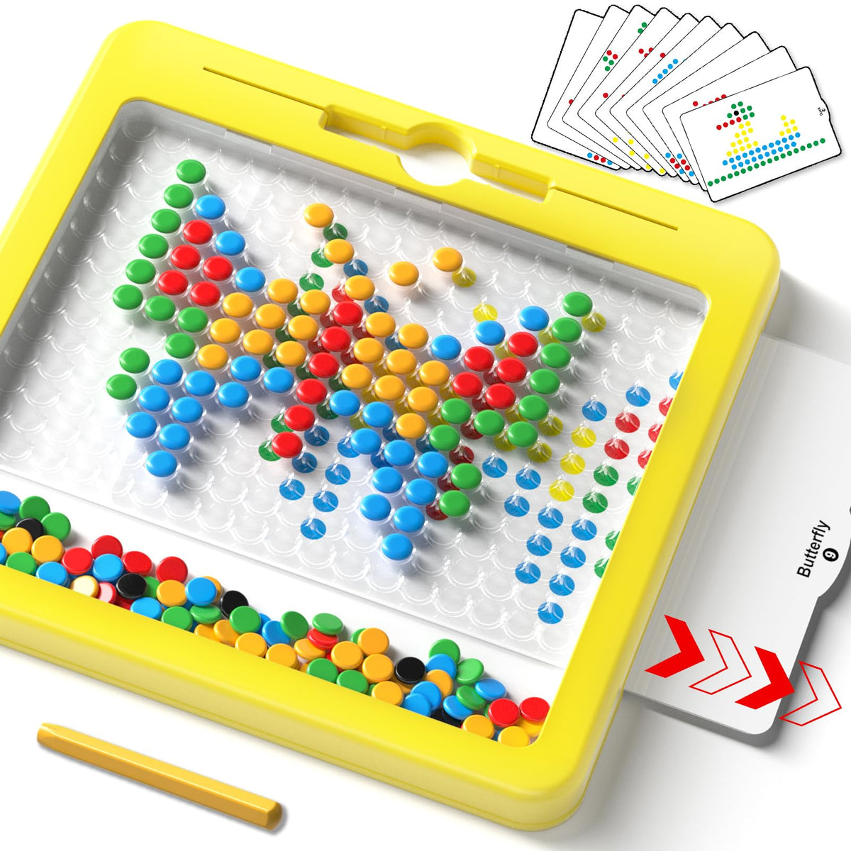 Ci Vetch large magnetic dots board on table for creative drawing