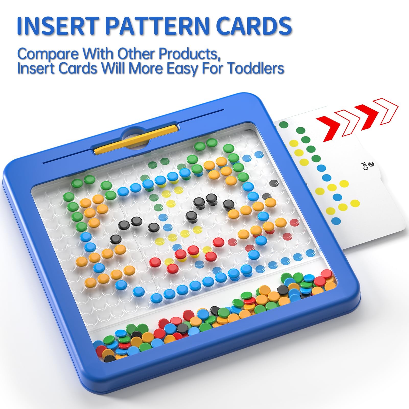 Pattern cards from Ci Vetch guide kids to explore shapes and colors