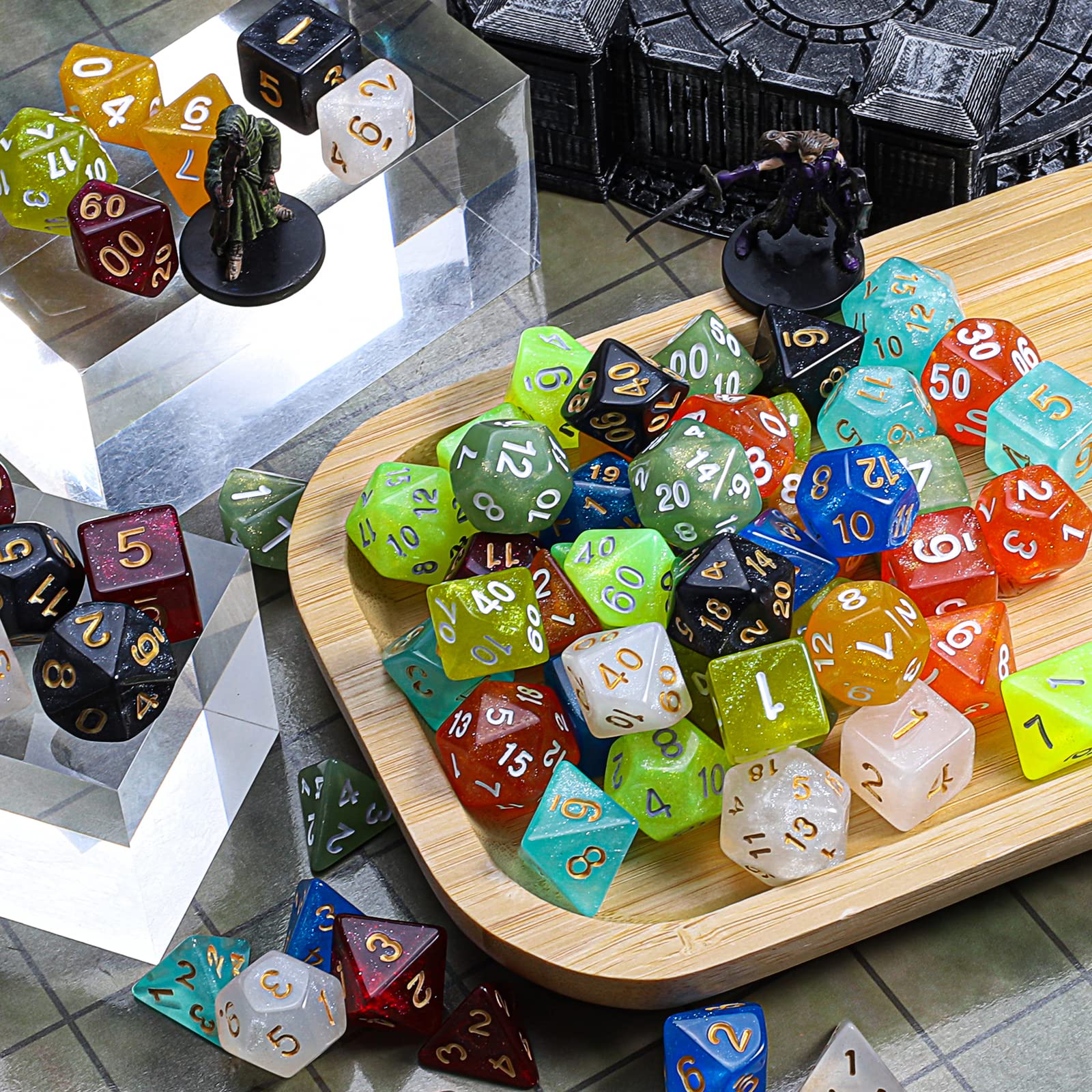 CiaraQ D10 0-9 monochrome dice for fast, pips-first rolls.