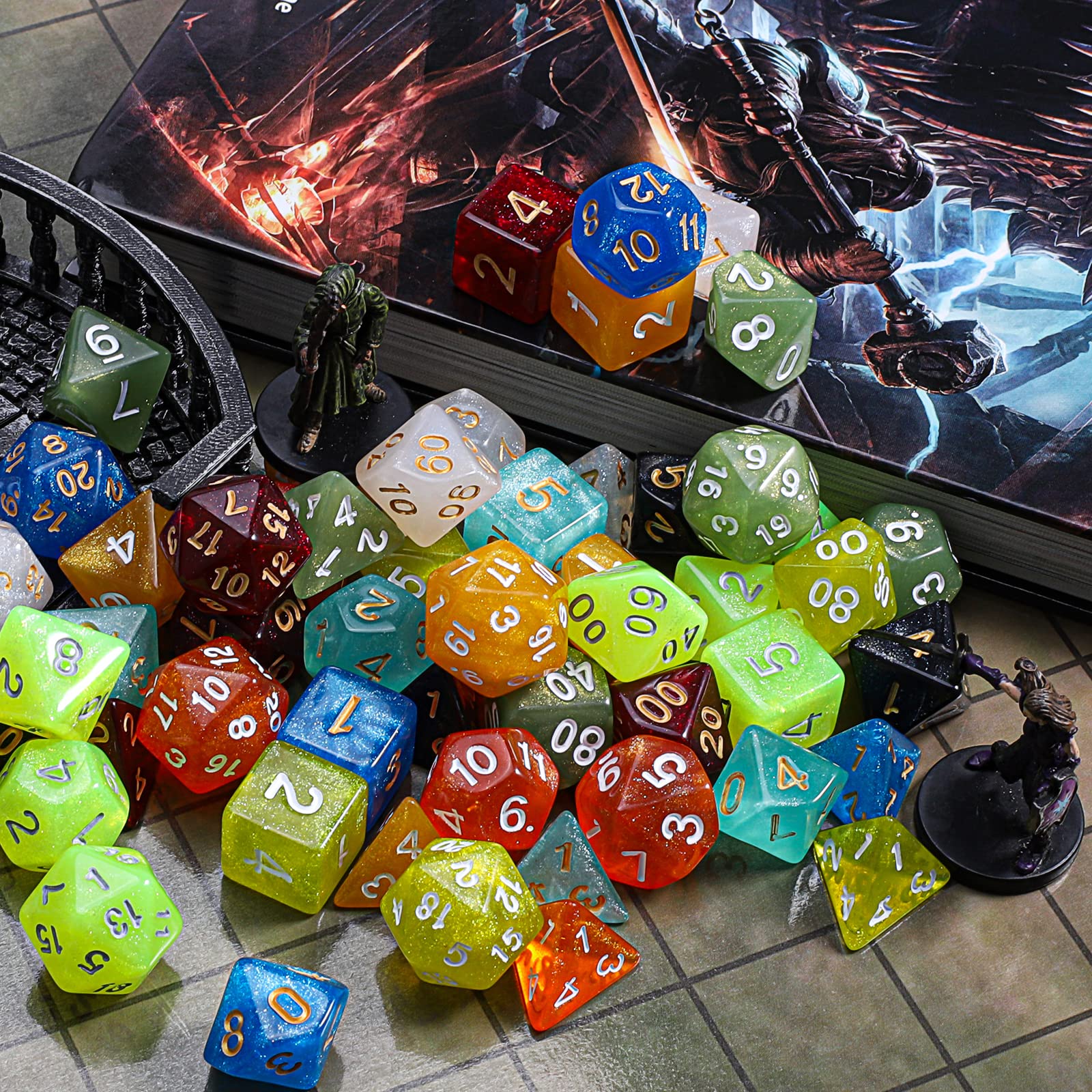 CiaraQ D6 dice monochrome for precise, tactile rolls.