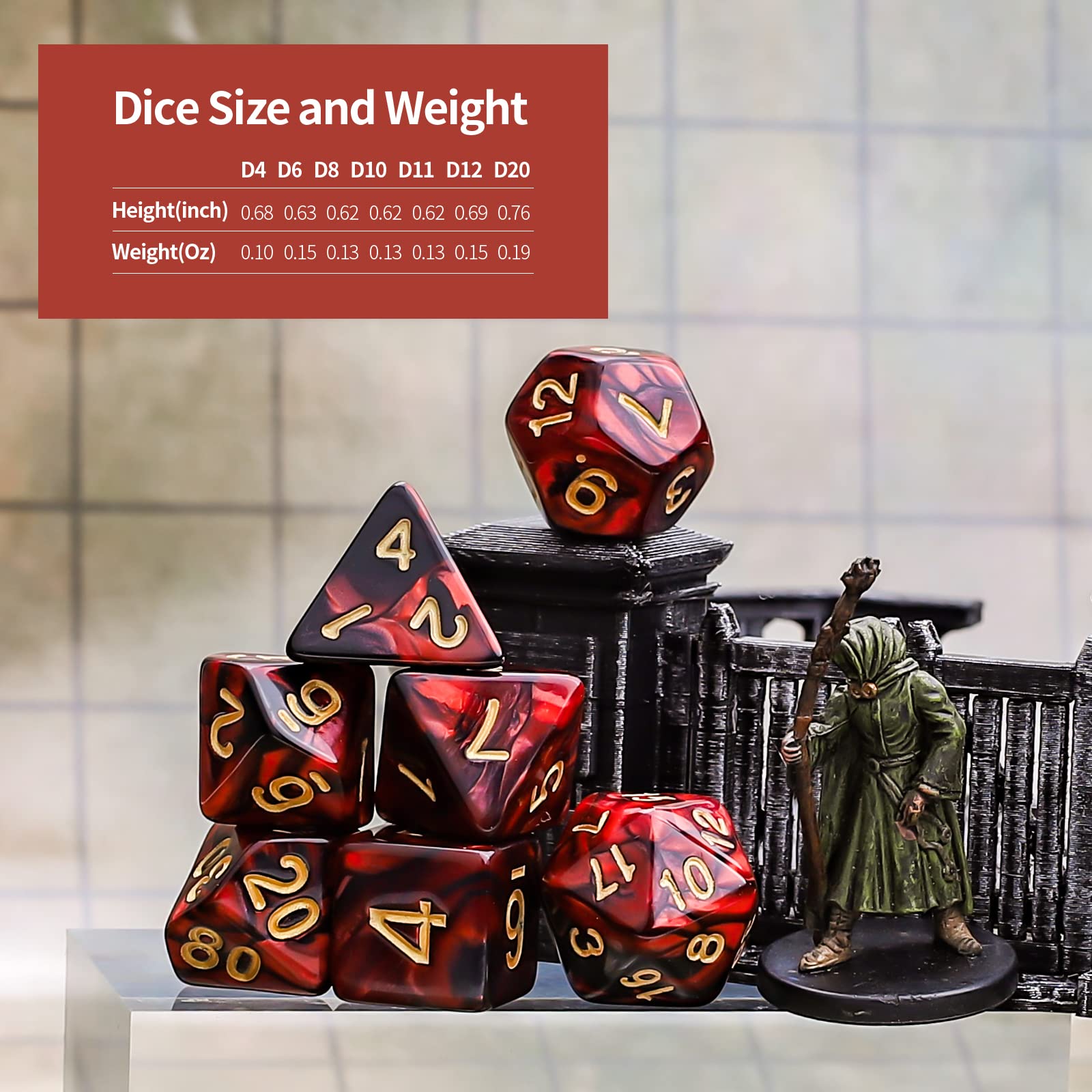 CiaraQ double-color dice show color-coded options for gameplay.