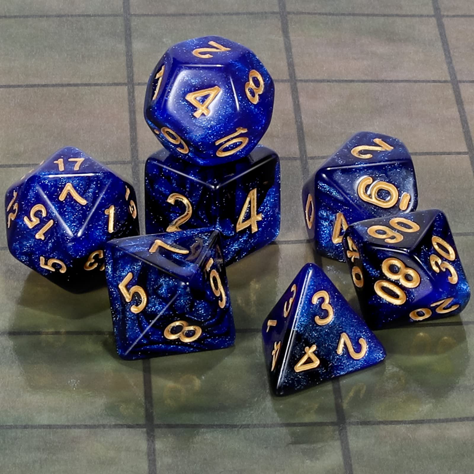 CiaraQ eco-friendly acrylic dice close-up highlighting durable construction