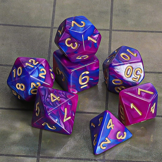 CiaraQ DND polyhedral dice set with D12: balanced results for fairness