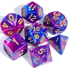 CiaraQ DND polyhedral dice set with D20: precise, readable dice for campaigns