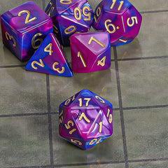CiaraQ DND polyhedral dice set with D8: compact, reliable rolls