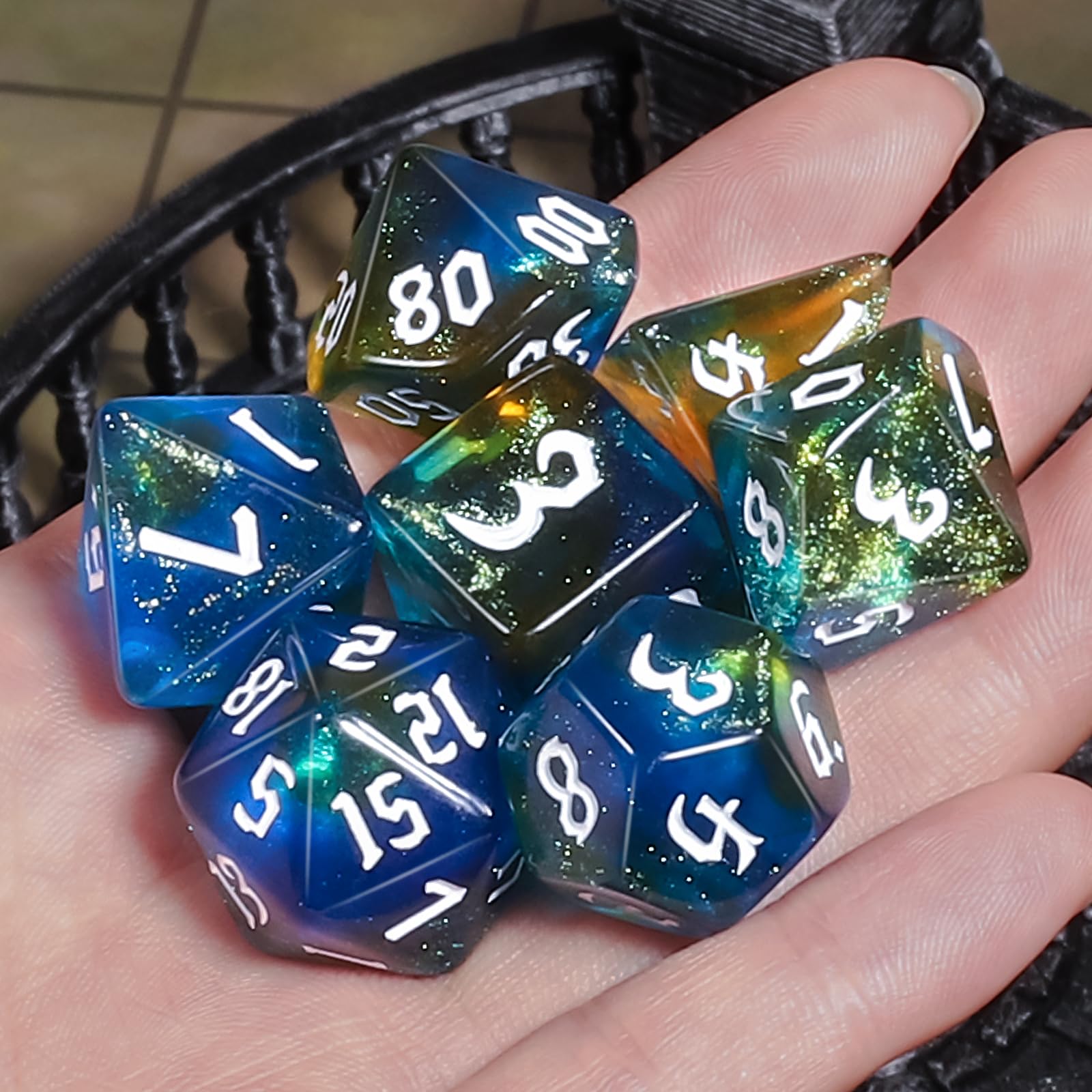 Gift-ready CiaraQ dice packaging appeals to players seeking a thoughtful tabletop present