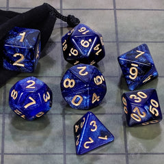 CiaraQ table-top scene featuring versatile dice for D&D and MTG