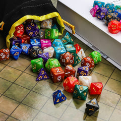 CiaraQ polyhedral d12 dice with sharp engraving for accuracy.
