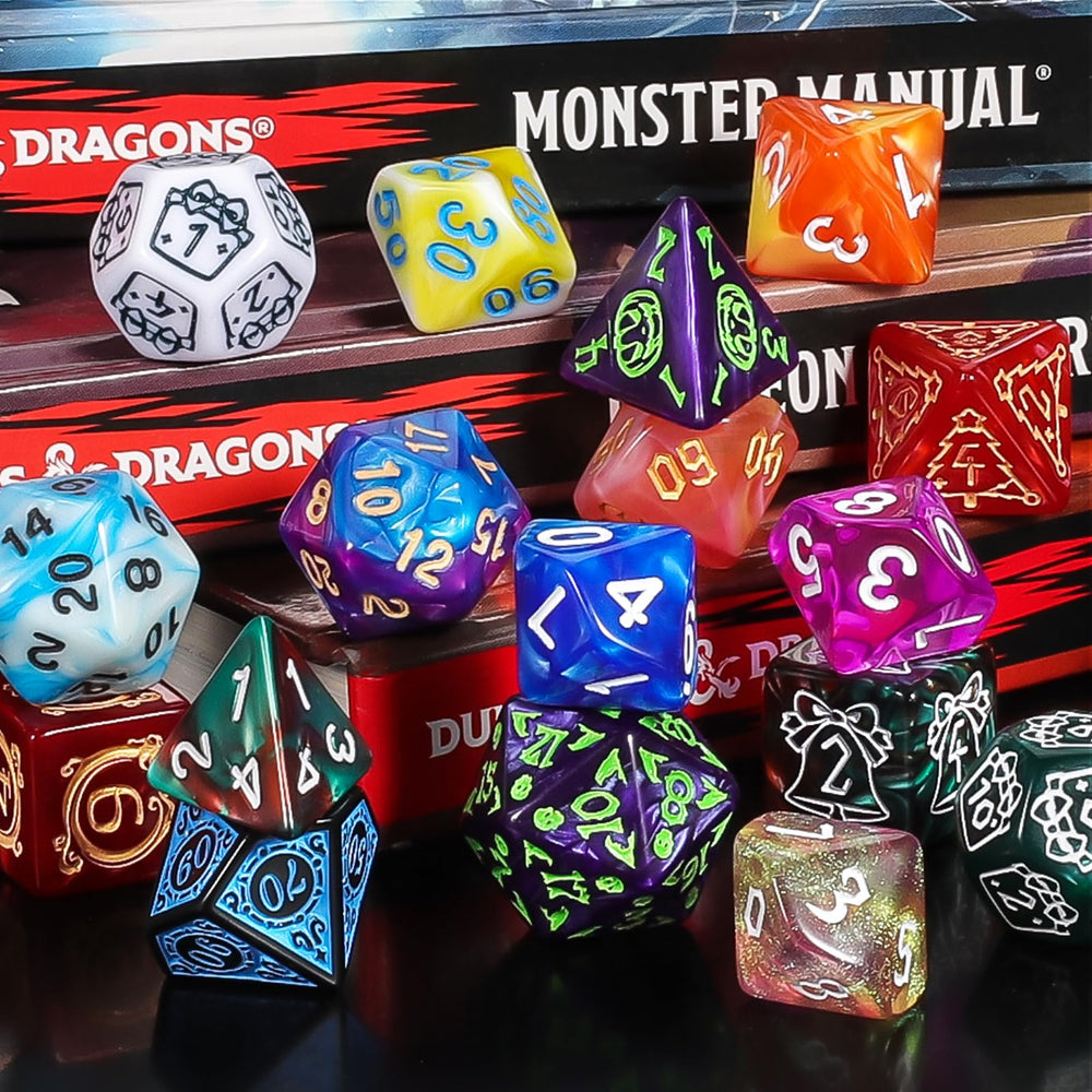 Durable acrylic dice for balanced rolling feel.