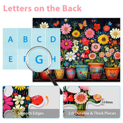 Ciavotie back cover with letter zone hints to speed finishing.