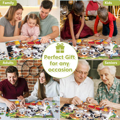 Ciavotie thickened cardboard construction for durable puzzle play
