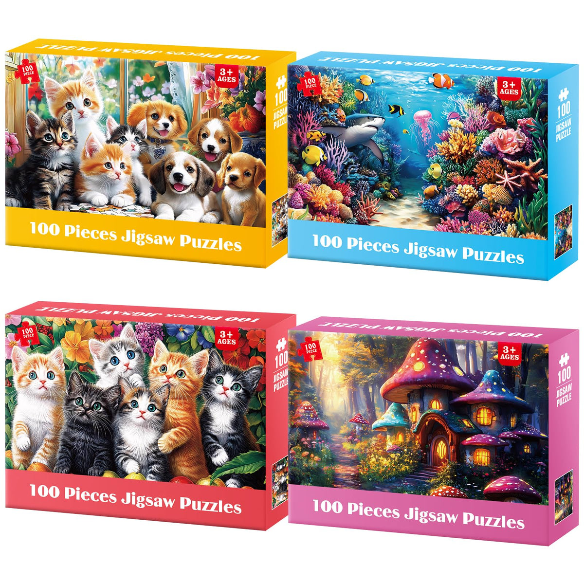 Ciavotie pets play puzzles image showcasing animals for family fun and learning