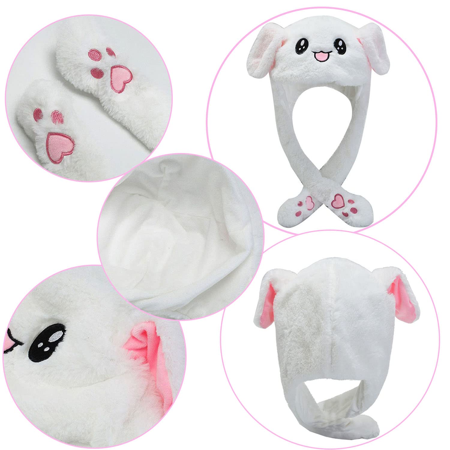 CICITOYWO soft plush material keeps head warm during outdoor wear.