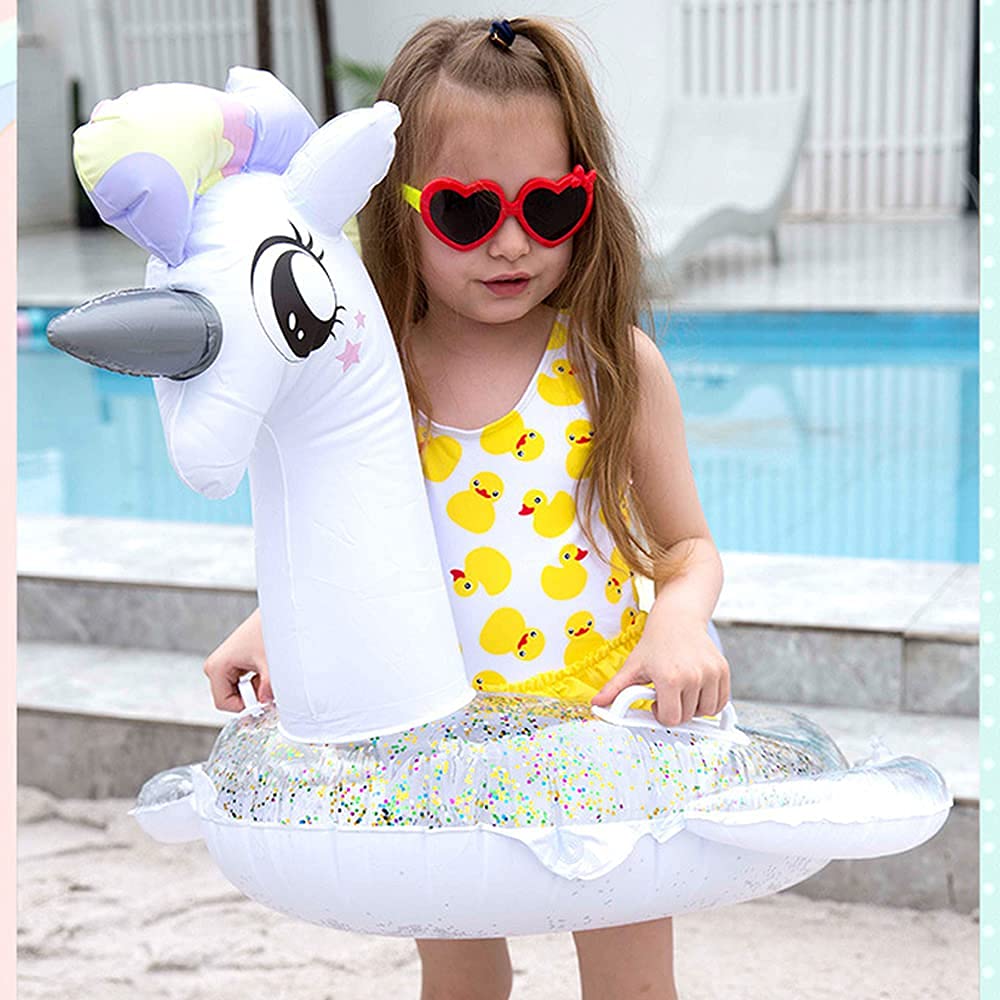 CICITOYWO lightweight, durable PVC float easy to carry.