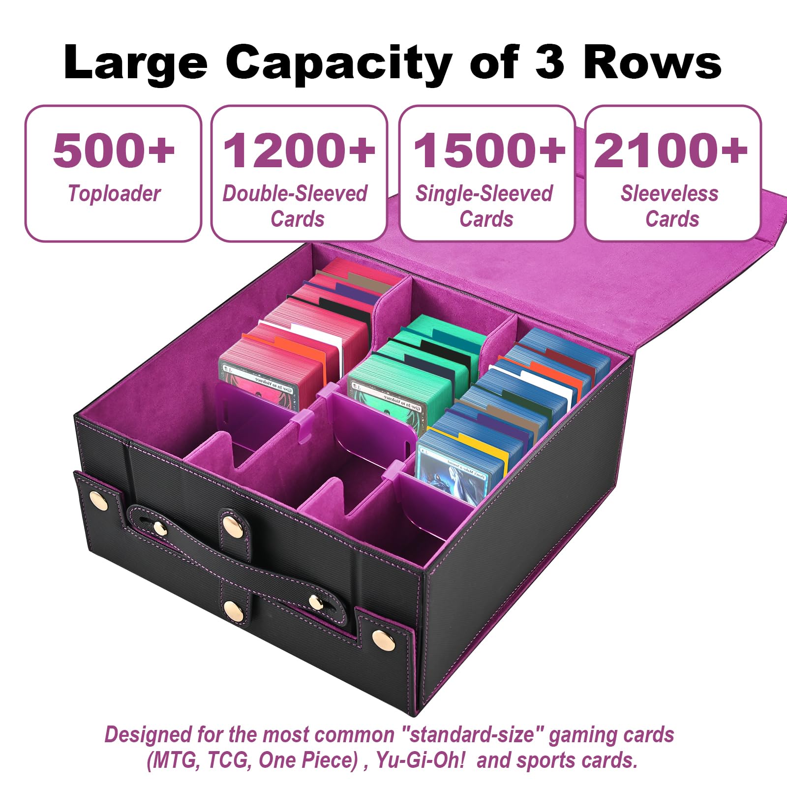 Cieex storage box features a dice tray and ten dividers for precise organization.
