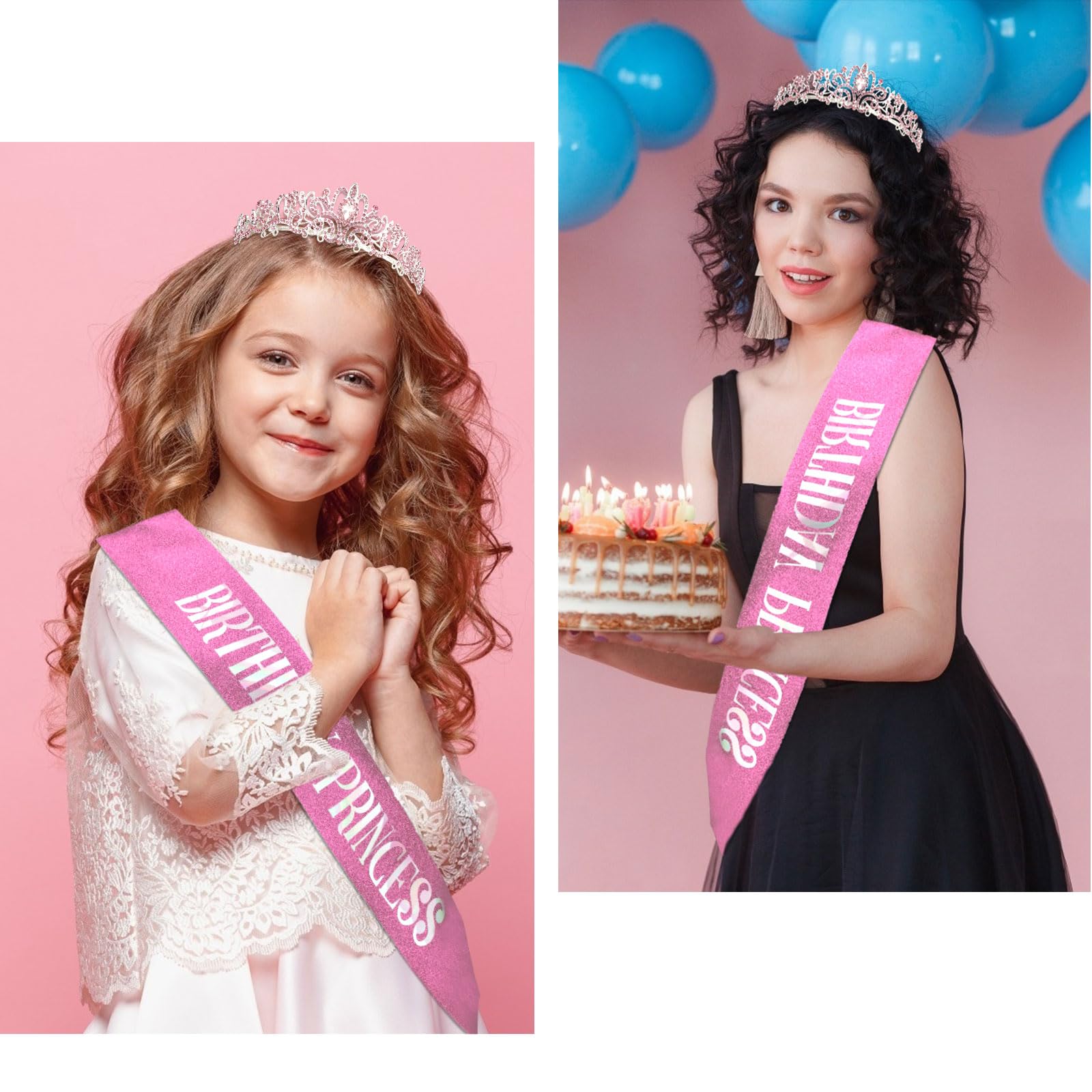 CIEHER crystal rhinestone crown catching light for magical moments