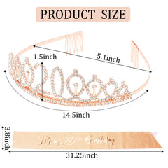 CIEHER sash length adjustable with pearl pins for perfect fit.