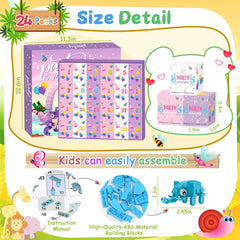 Ciesa building blocks elephant provides durable, repeatable builds for classroom rewards.