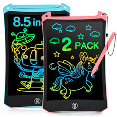 Cimetech 8.5-inch LCD tablet duo for toddlers, mess-free drawing and early learning.
