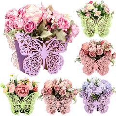 Cinnvoice wooden butterfly centerpiece pink design for baby showers adds color and charm