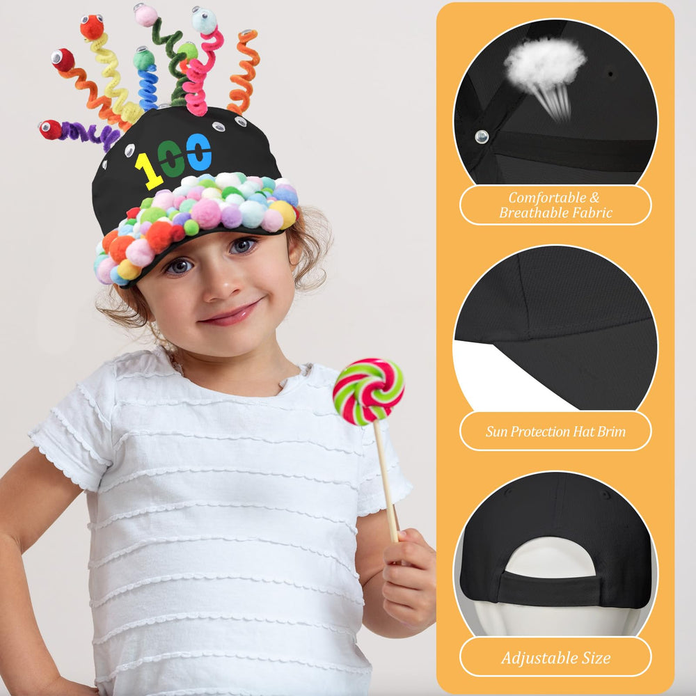 Cinrobiye googly eyes add playful character to DIY hats