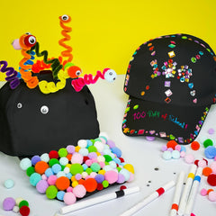 Cinrobiye pipe cleaners enable flexible hat embellishments for kids