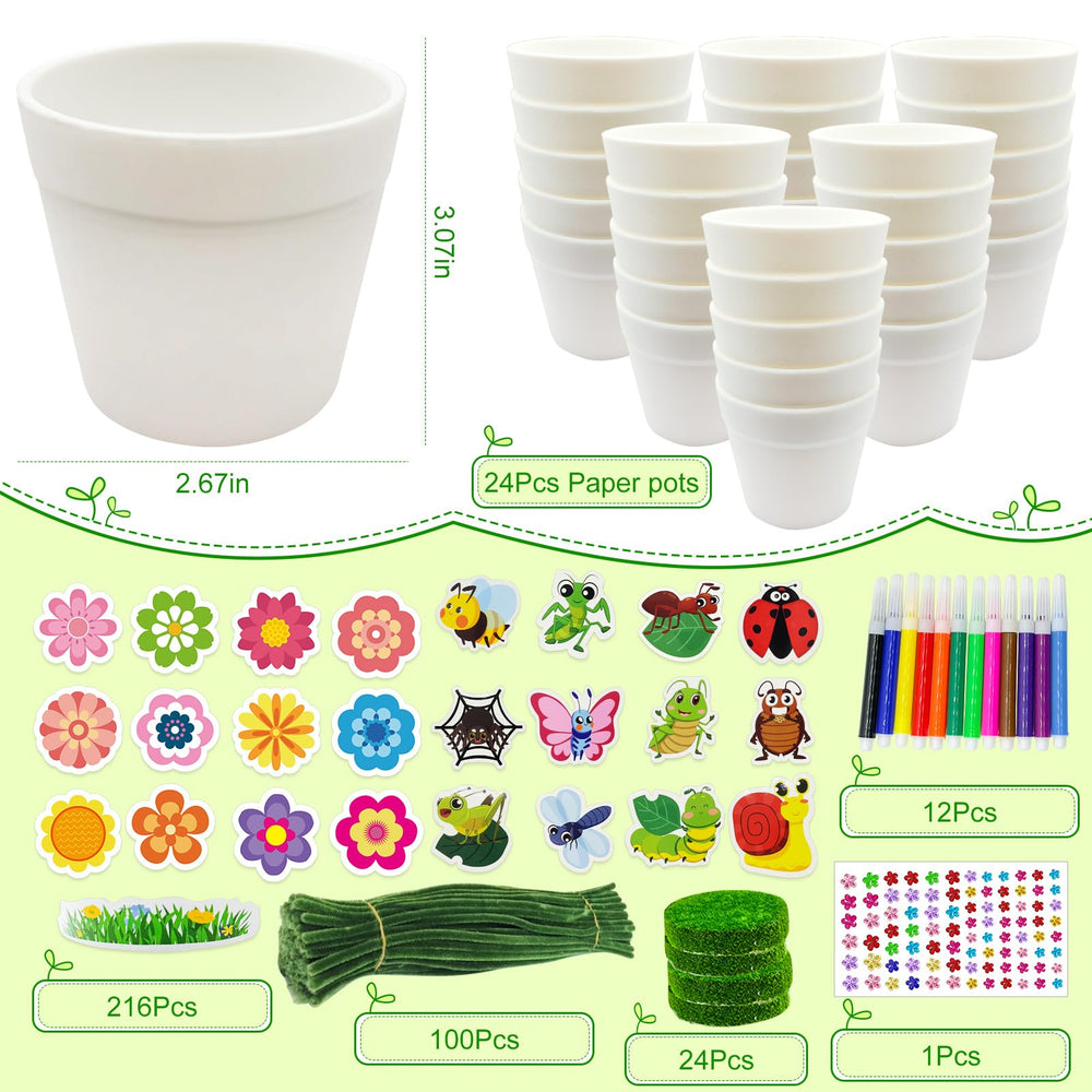 Cinrobiye self-adhesive foam stickers with cute designs for mess-free creativity.