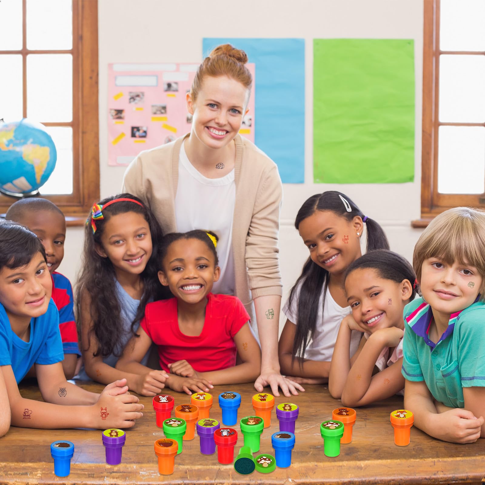 Cinrobiye BPA-free reusable stampers endure repeated use for home and school.