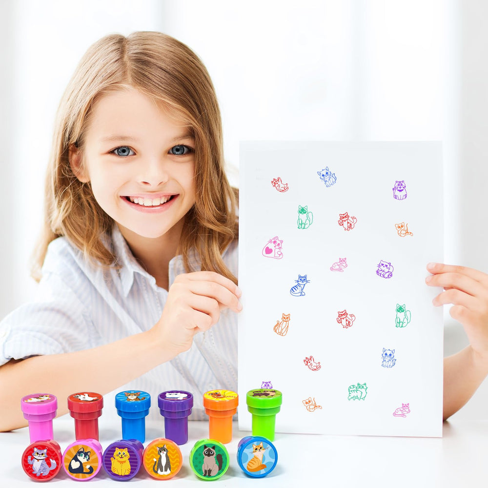 Cinrobiye bright colors enhance kitten-themed birthday celebrations