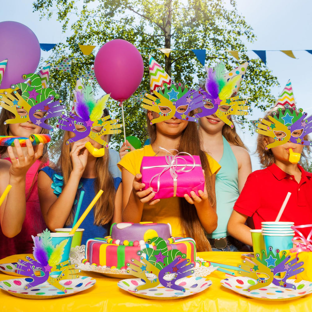 Cinrobiye carnival mask craft set inspires family crafting time and classroom creativity