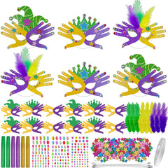 Cinrobiye carnival mask kit assembly for kids, a fun DIY activity that sparks creativity