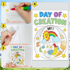 Cinrobiye eight-color crayon set for colorful Bible art projects.